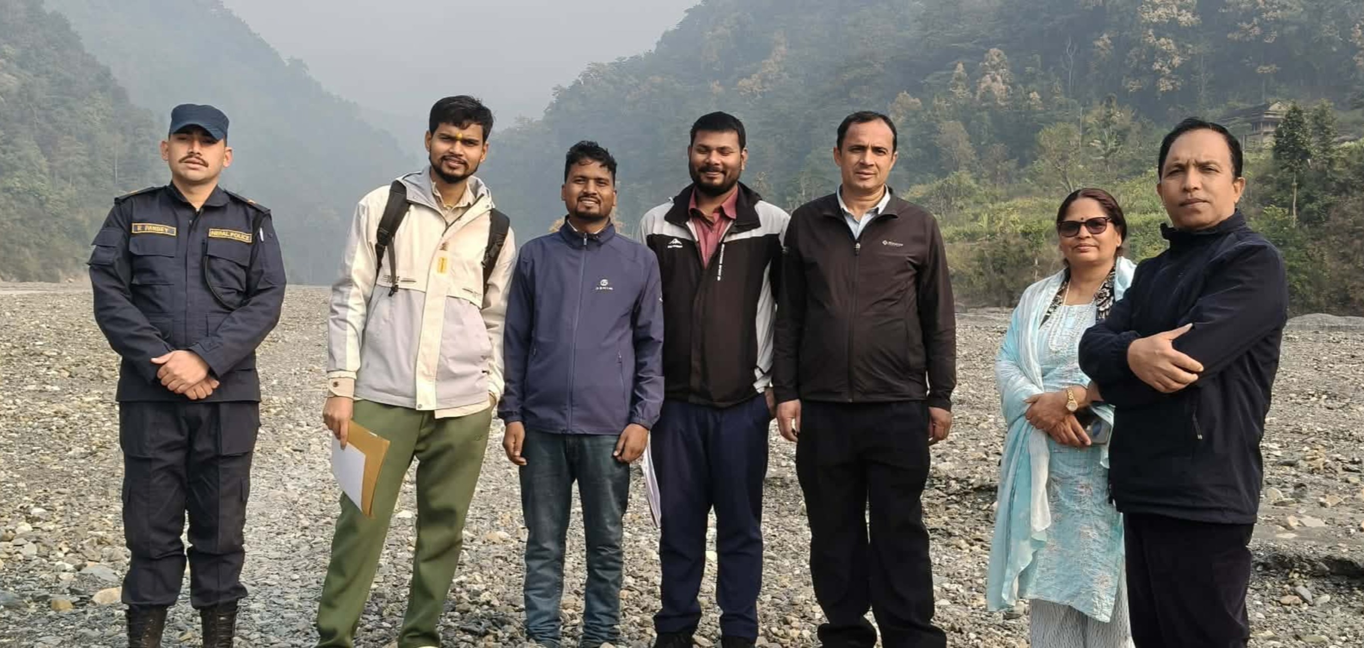 कावासोती न.पा  केरुंगे खोला  अनुगमन